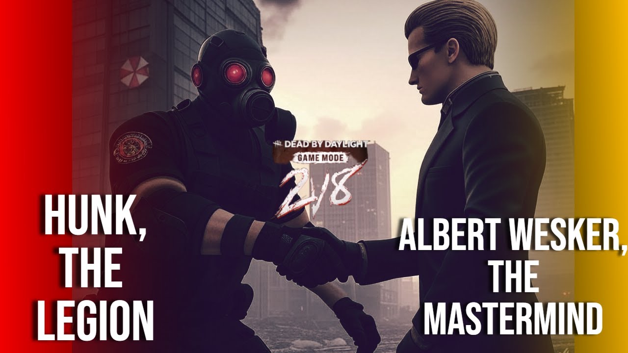 2v8 HUNK(LEGION) GAMEPLAY ft WESKER | Dead by Daylight NO COMMENTARY