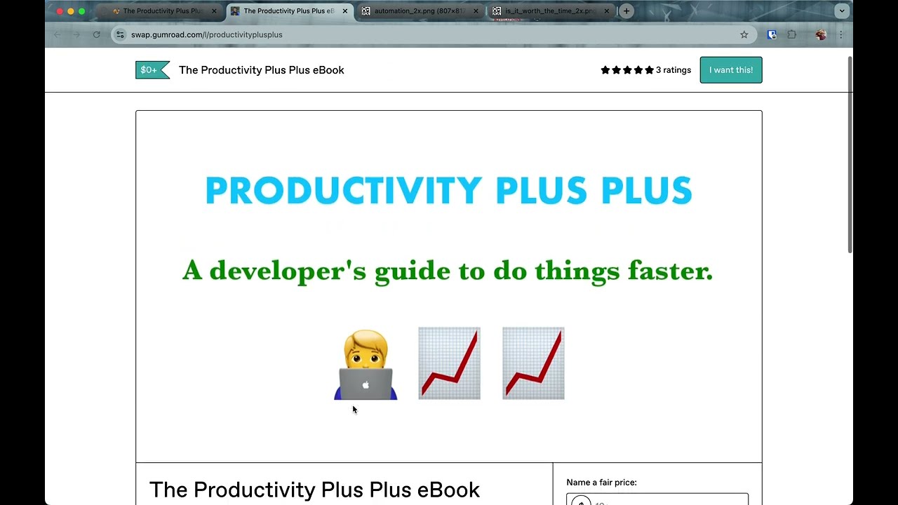 🐌 The Productivity Plus Plus eBook by Swapnil