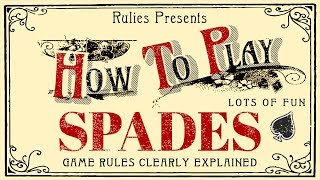 How to Play Spades (with 4 people, for beginners) screenshot 3