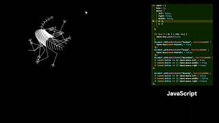 Pure Vanilla JS: The Shadow Hunt Animation 🐍 | #shorts #coding