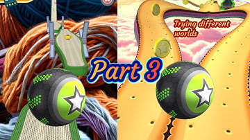 Trying Different Worlds in Going Balls - Day 3 | [4K] Speedrun | Android/iOS Gameplay