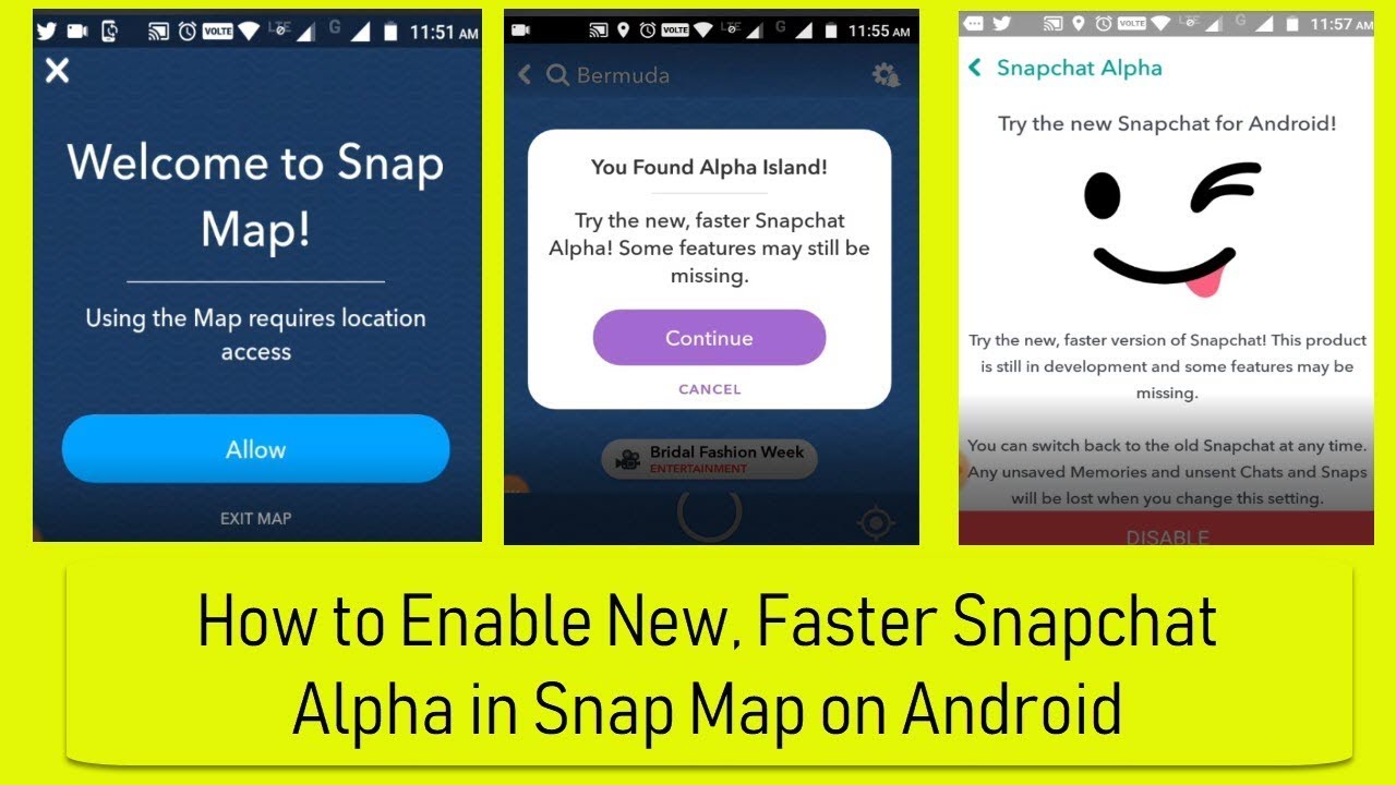 How To Enable New Faster Snapchat Alpha In Snap Map V10 42 5 0