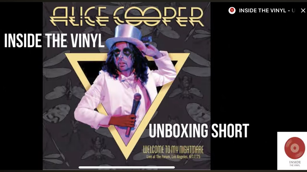 INSIDE THE VINYL-UNBOXING SHORT: ALICE COOPER - WELCOME TO MY