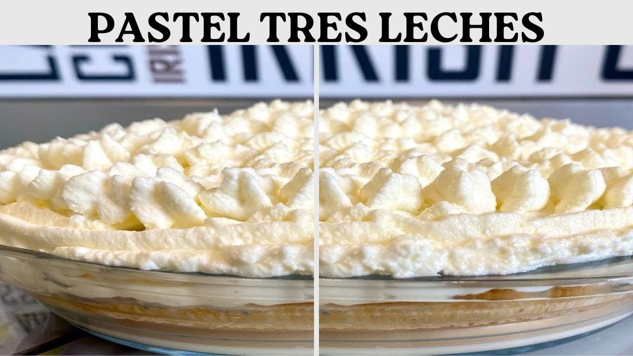 PASTEL TRES LECHES CON ROBOT  MAMBO Y FREIDORA DE AIRE!! VAYA DELICIA!!