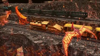 #1 Train Simulator Dinosaur Park Android Game Play 3D Dinosaur park-Dark Forest HD part 1 screenshot 2