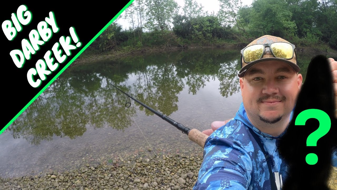 Smallmouth Bass Fishing in Big Darby Creek Ohio (Surprise Catch on the Nikko Hellgrammite!)