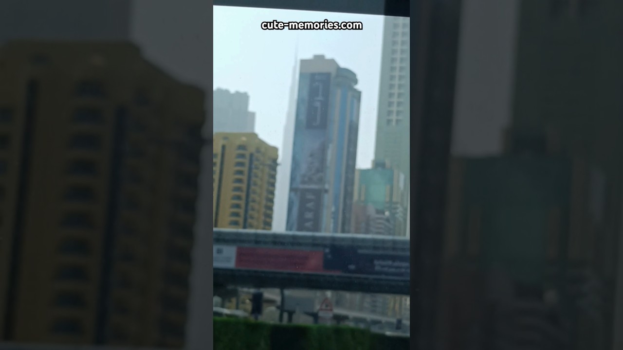 Burj Khalifa 🗼 view from Sheikh Zayed Road Dubai