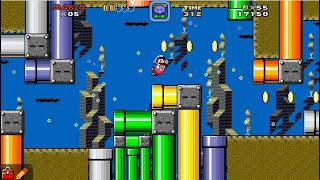 Eric's Super Mario Construct Levels: Crazy Currents