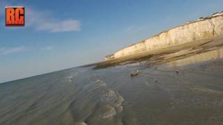 Parrot Disco : first FPV testing flights at Criel Beach, Normandy, France