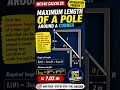 Maximum Length of Rigid Rod Around Corner in a Corridore MCV4U and Beyond