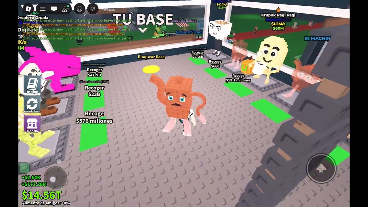 Jugando Roblox