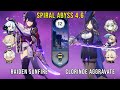 C0 raiden sunfire and c0 clorinde aggravate  genshin impact abyss 46 floor 12 9 stars