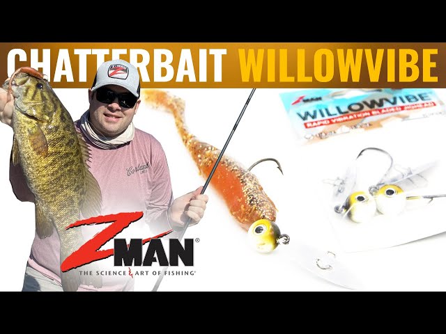 Z-Man Chatterbait WillowVibe with Z-Man Scented Paddlerz 