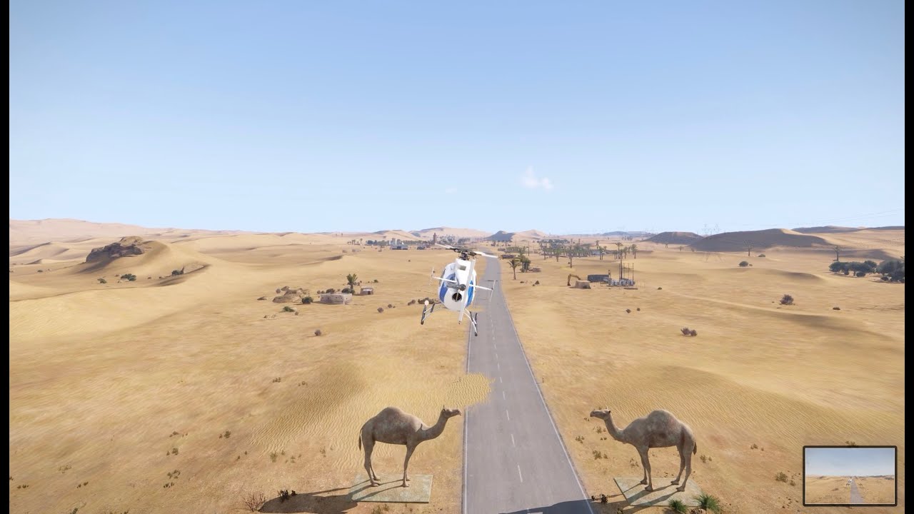 AFM practice flight in Sefrou-Ramal. #arma3