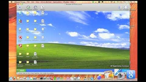Windows XP virtual machine on Mac Snow Leopard Host
