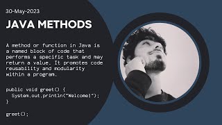 Java tutorial - Java Methods in Kashmiri Language - Online lecture