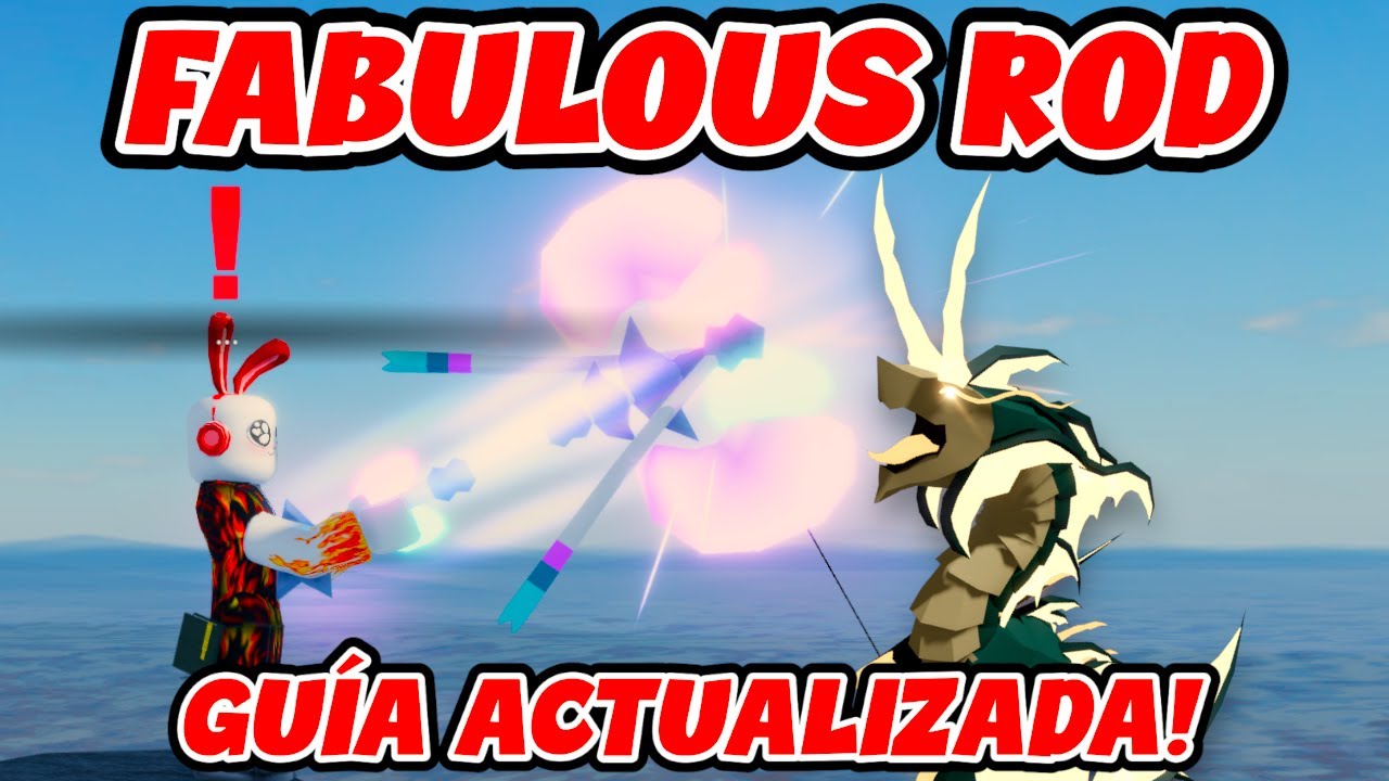 Como conseguir la FABULOUS ROD en FISCH! GUÍA ACTUALIZADA🎣🎀 - YouTube