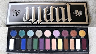 KAT VON D METAL MATTE PALETTE | Review + Swatches