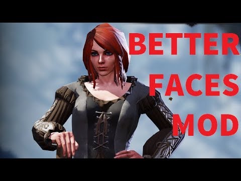 Demi Human Race - Divinity Original Sin 2 MOD ( Better Human Faces )