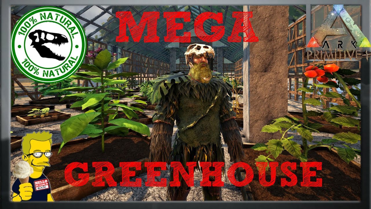 ARK PRIMITIVE PLUS MEGA GREENHOUSE ARK PURE VANILLA [EP 8] YouTube