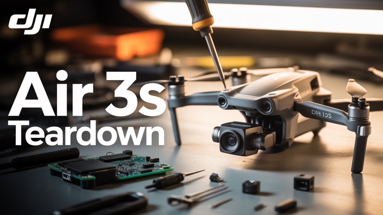 🛠️ DJI Air3S Teardown & Shell Replacement Challenge: My First Look Inside! 🚁