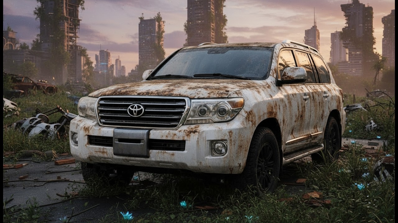 Abandoned for 10 Years! 🤖 Robot Restores Toyota Land Cruiser LC100 to Perfection