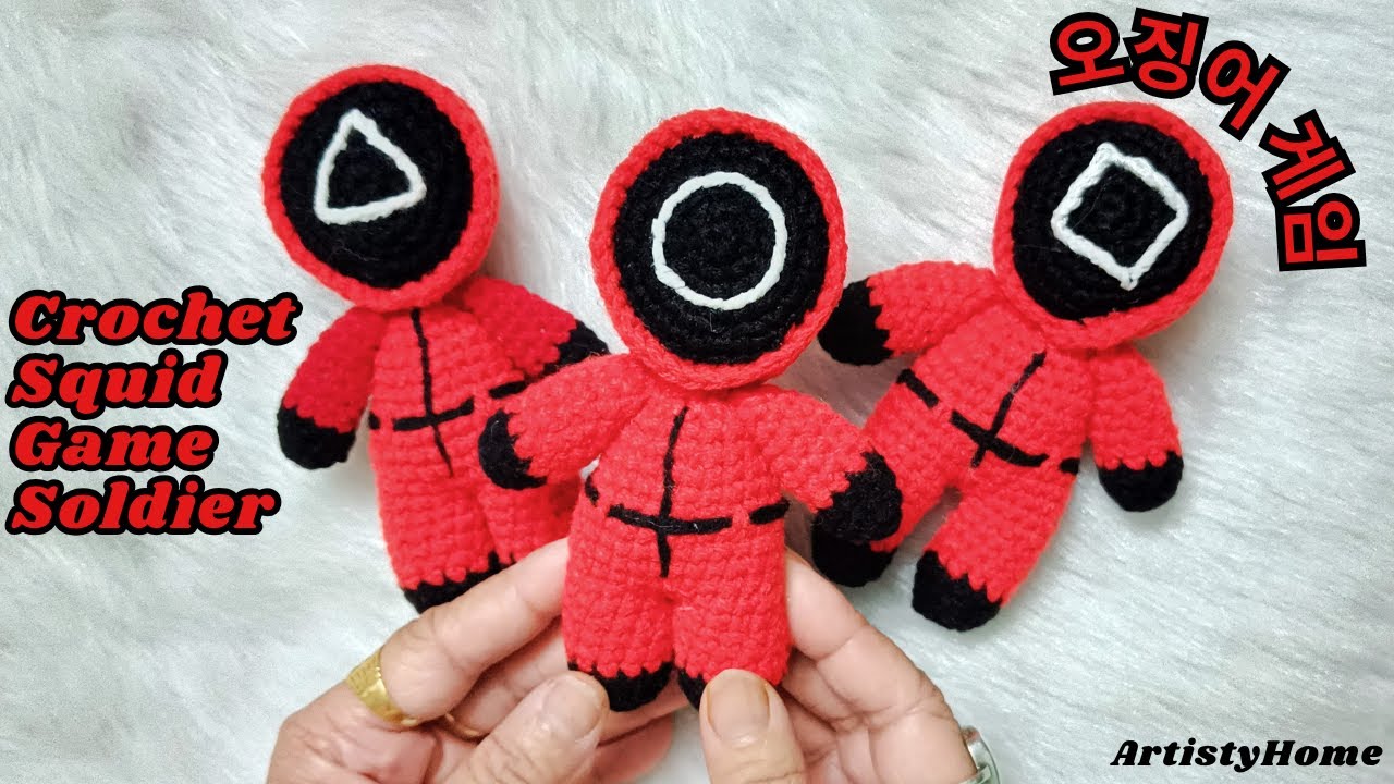 Crochet Squid Game | Crochet Doll | Squid Game toys | Amigurumi Part-2