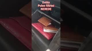 Polen Filtresi Nerede Fiat Doblo #car #polen #filtre #bakım