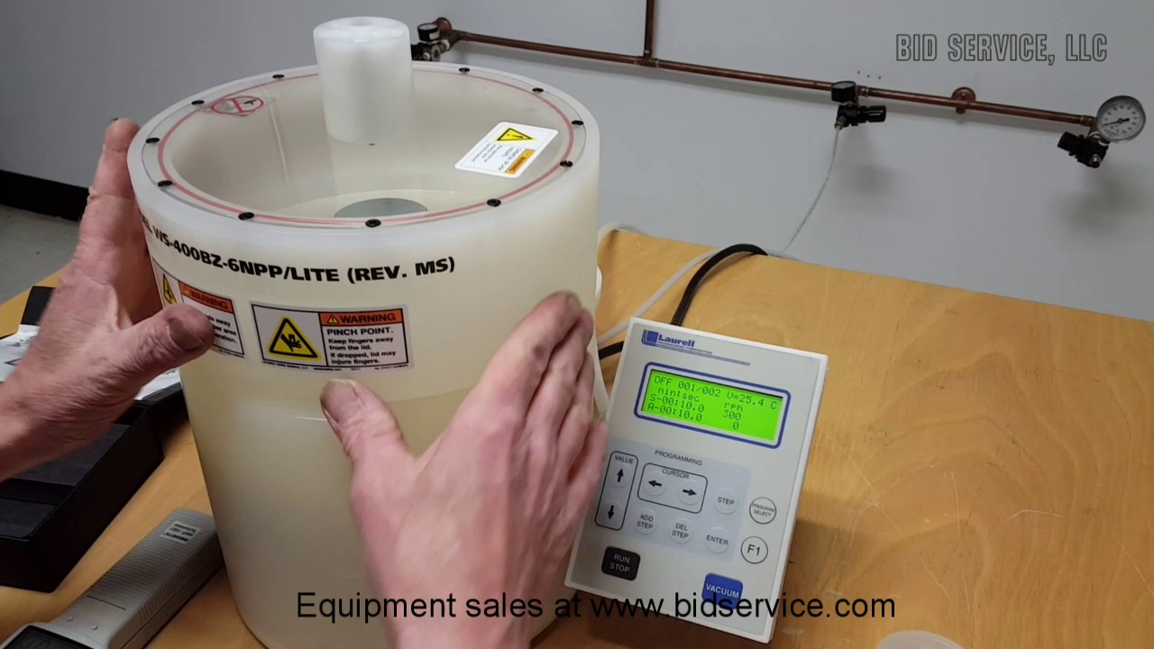 Laurell WS 400BZ 6NPP LITE Rev MS Spin Coater 61921 YouTube