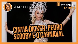 Cintia Dicker admite que Pedro Scooby guiou seus primeiros passos no samba