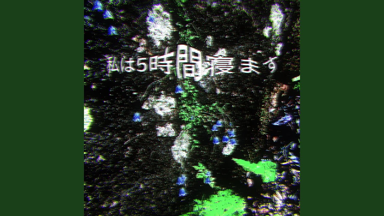 私は5時間寝ます