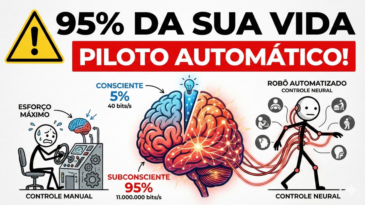 95% da Sua Vida é Piloto Automático: A Verdade Chocante