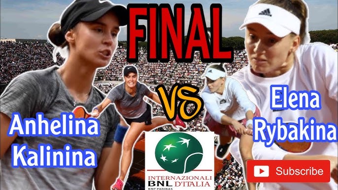 Italian Open: Anhelina Kalinina to face Elena Rybakina in Rome