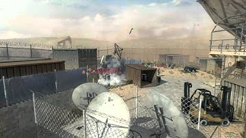 MW3 First Throwing Knife Cross Map! At Dome!