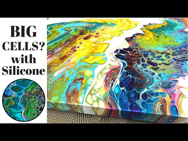 Acrylic Pouring for Beginners : Floetrol and Silicone Oil