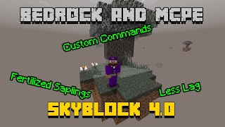 Skyblock UPDATE! for MCPE/Bedrock. Infinite, low lag, custom modes!