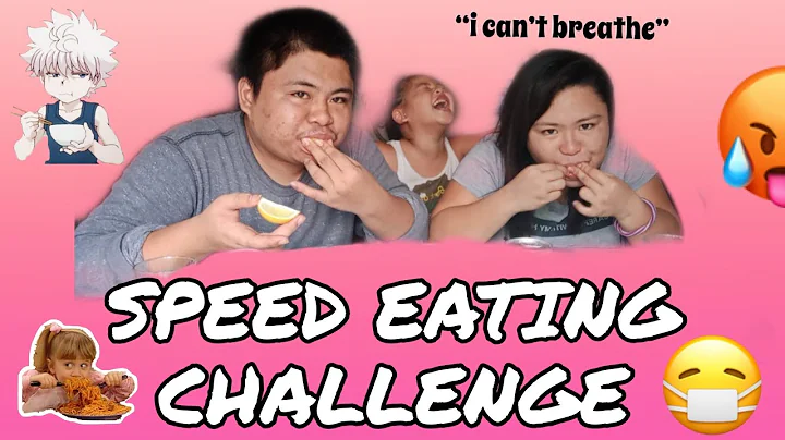 Speed Eating Challenge | Mommy Kristine