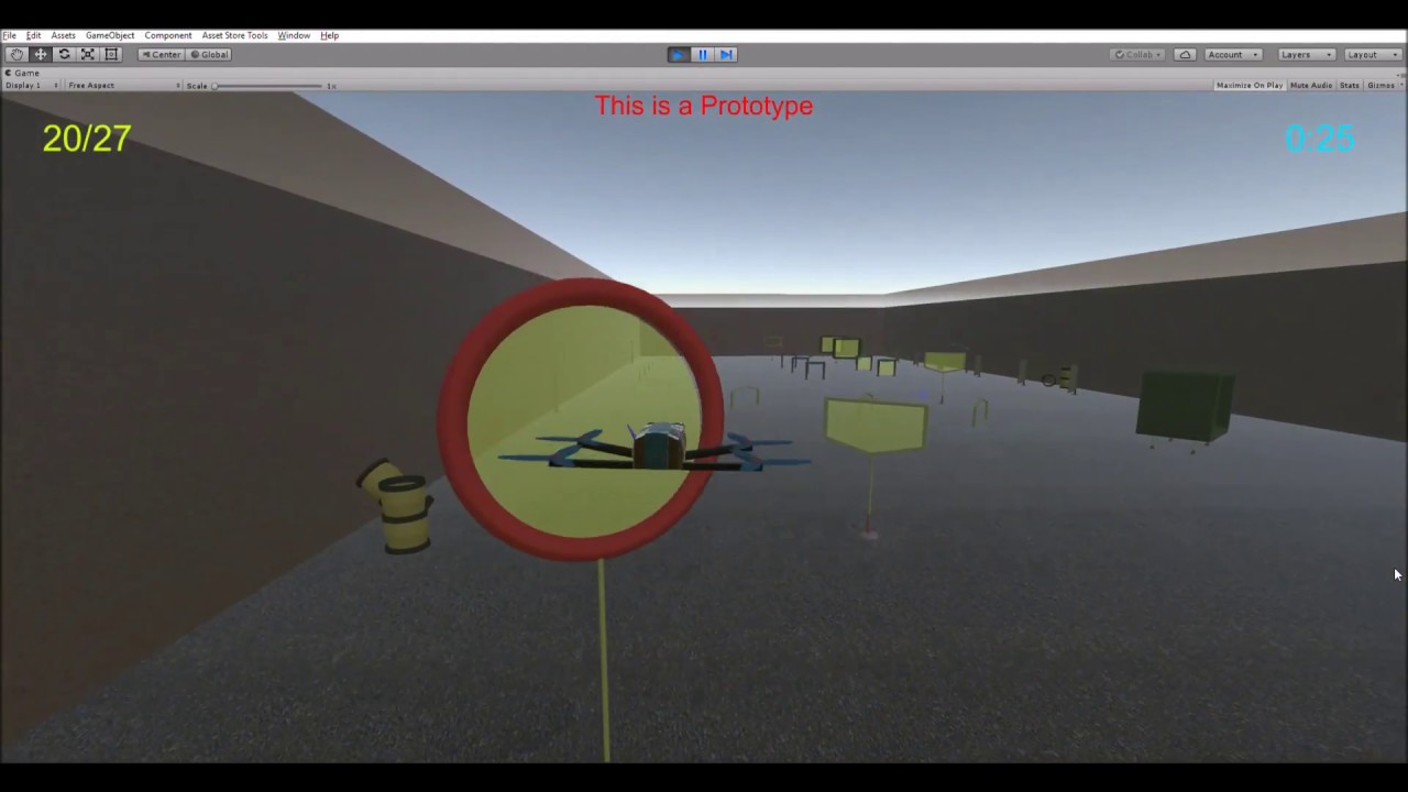 Unity Asset Store | Simple Drone Controller | Race Course - YouTube