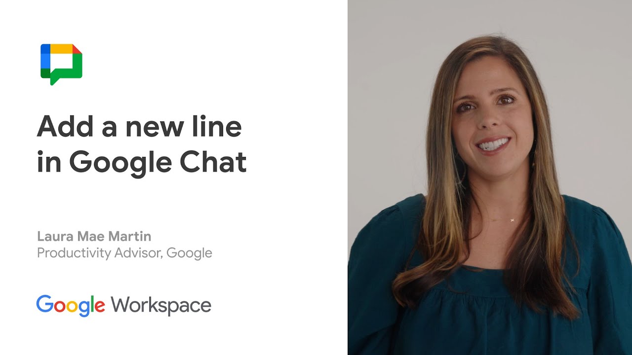 Add a line in Google Chat