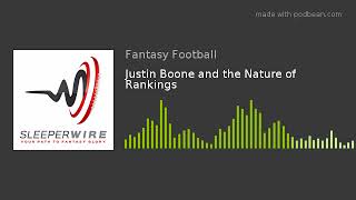 Justin Boone and the Nature of Rankings