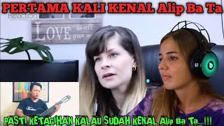 Bule - bule cantik ini terkejut saat pertama kali mereaksi alip ba ta...!!!