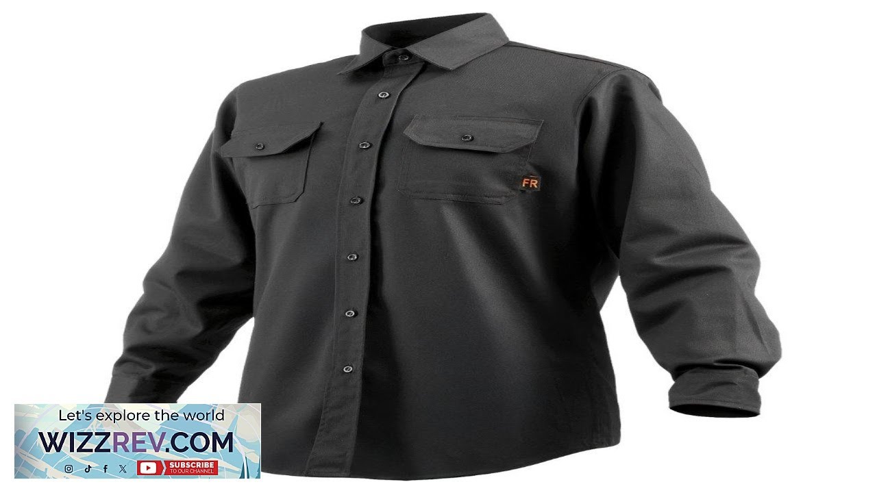 VEVOR Welding Jacket 7oz FR Cotton Shirt for Safety