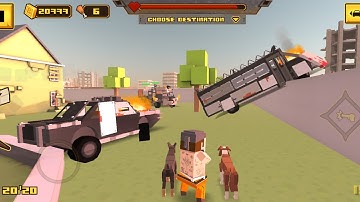 BLOCKAPOLYPSE Zombie Shooter: Old Joe Rescued Sweaty Bob and the Farm From Zombie