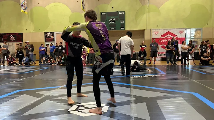 Joseph Coulter at submission challenge in San Anto...