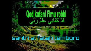 sholawat qod kafaani santri temboro