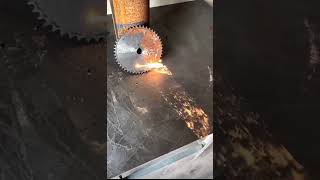 Smart Way Of Cleaning Rusted Gear Disk With Lasers 