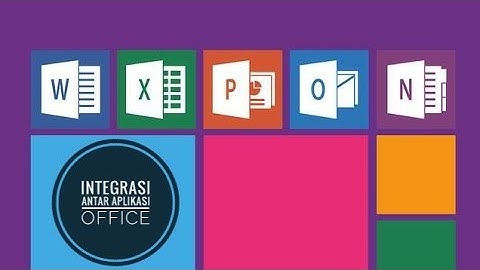 Integrasi Antar Aplikasi Office (Object Linking dan Embedding)