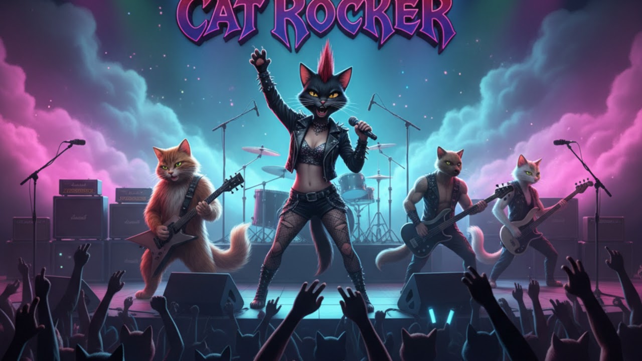 CAT BAND GOES FULL METAL 🤘🔥 Hard Rock LIVE on Stage