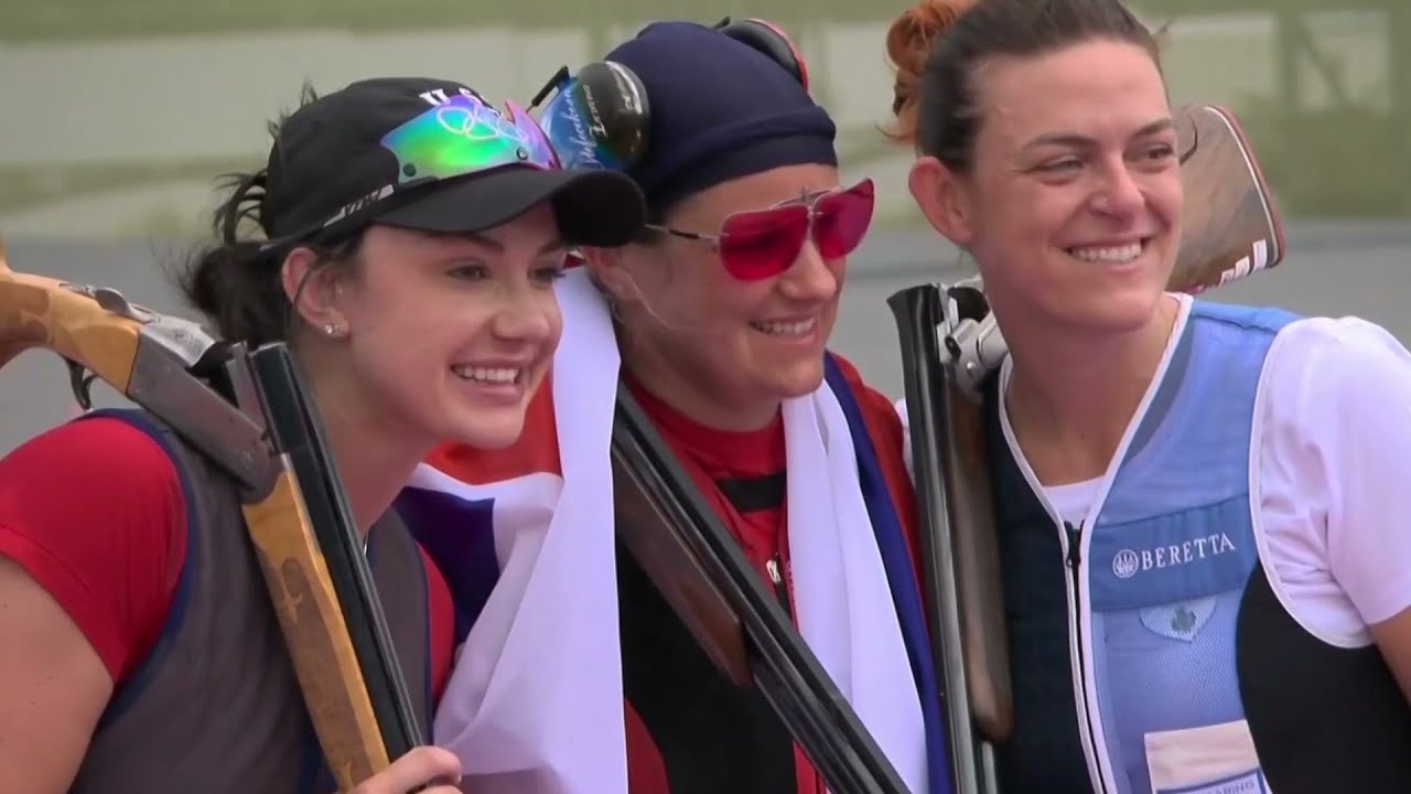 Zuzana Rehák-Štefečeková wins first gold for Slovakia in Shooting Women's trap
