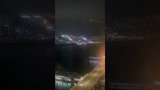 My view from hotel Balcony #hongkong #cityligths #cityvibes #fyp #foryou #ligths #hongkong #china